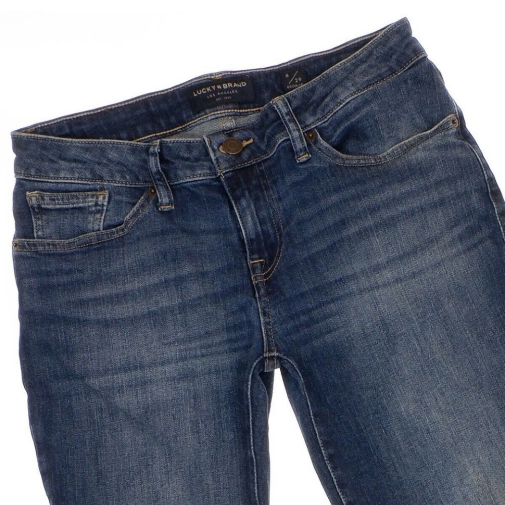 Lucky Brand Lolita Low Rise Skinny Jeans Size 8 Womens Stretch Measure 28 x 26.5 - Picture 2 of 11